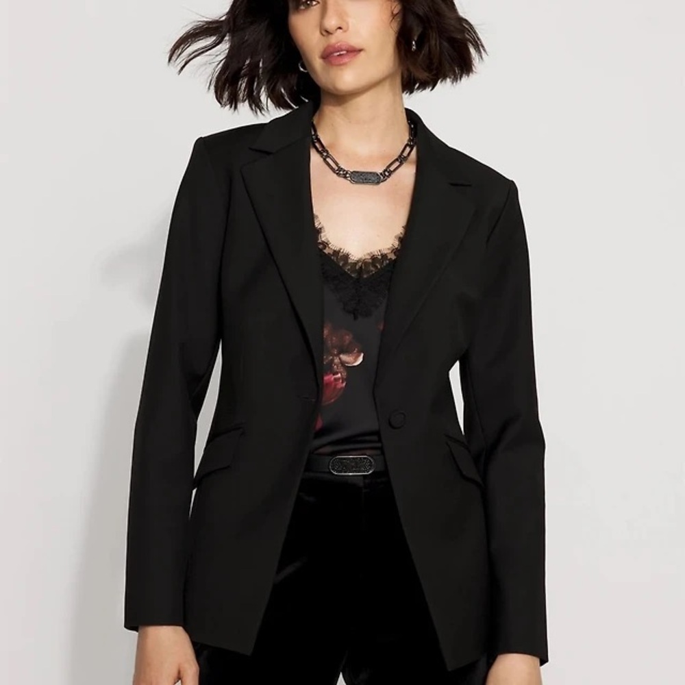 Elegant Black Women's Blazer WHBM